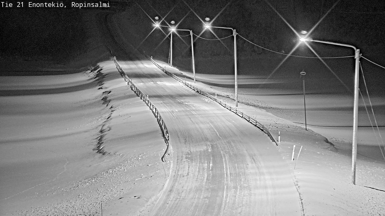 Kelikamerat Kuva Tie 21 Enontekiö, Ropinsalmi, Enontekiö, Lappi