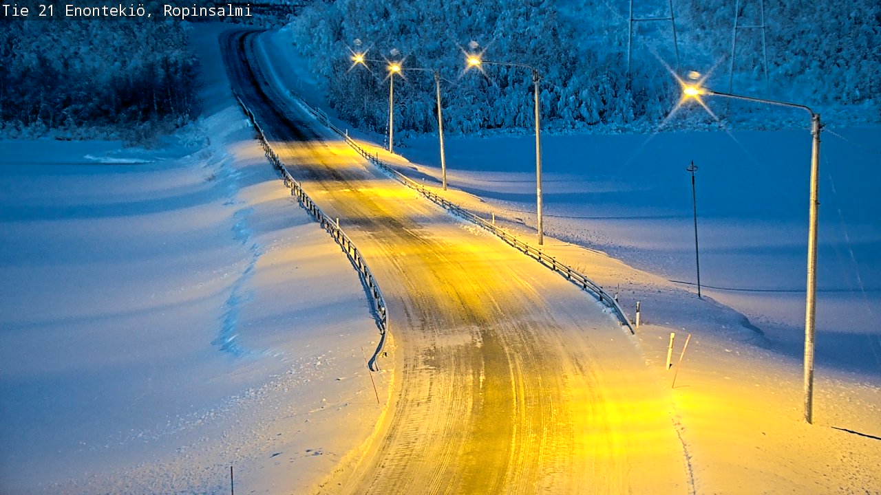 Kelikamerat Kuva Tie 21 Enontekiö, Ropinsalmi, Enontekiö, Lappi