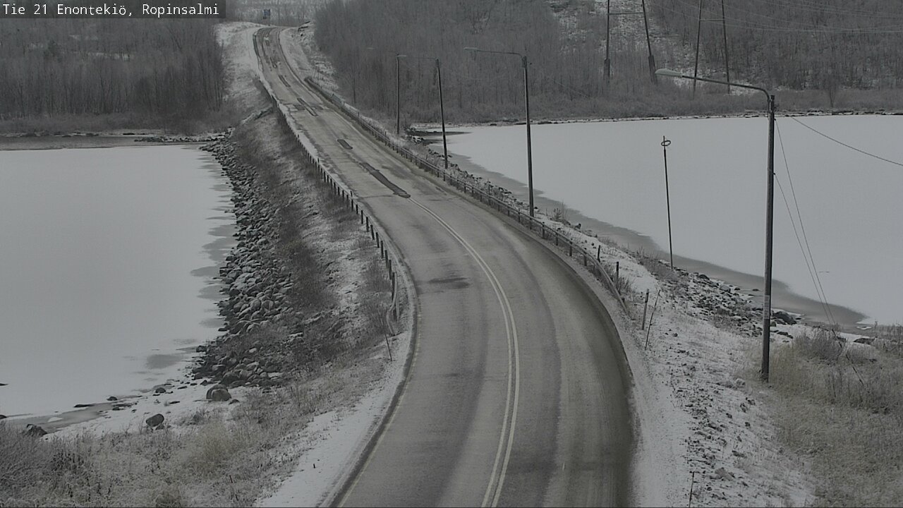 Kelikamerat Kuva Tie 21 Enontekiö, Ropinsalmi, Enontekiö, Lappi