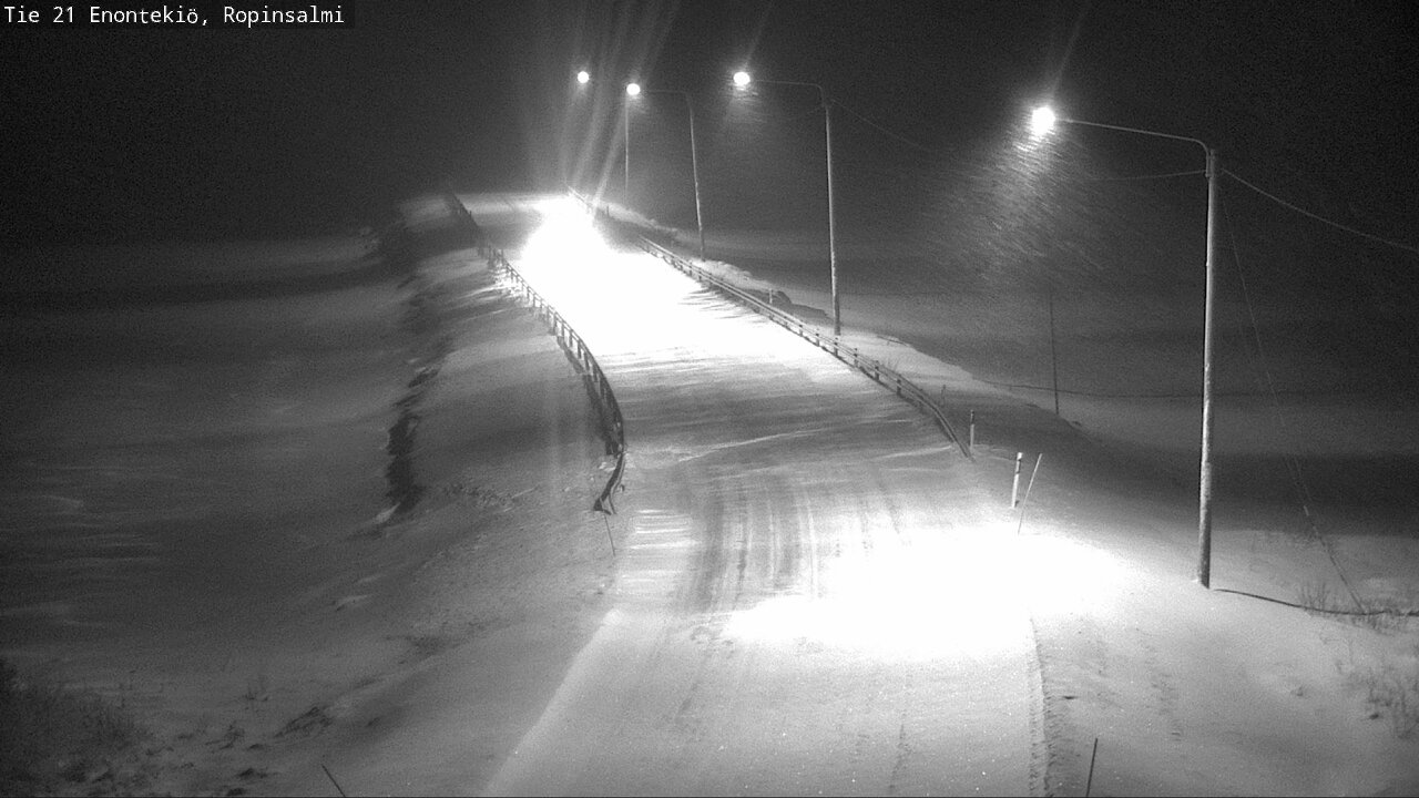 Kelikamerat Kuva Tie 21 Enontekiö, Ropinsalmi, Enontekiö, Lappi