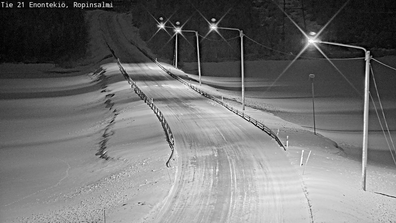 Kelikamerat Kuva Tie 21 Enontekiö, Ropinsalmi, Enontekiö, Lappi