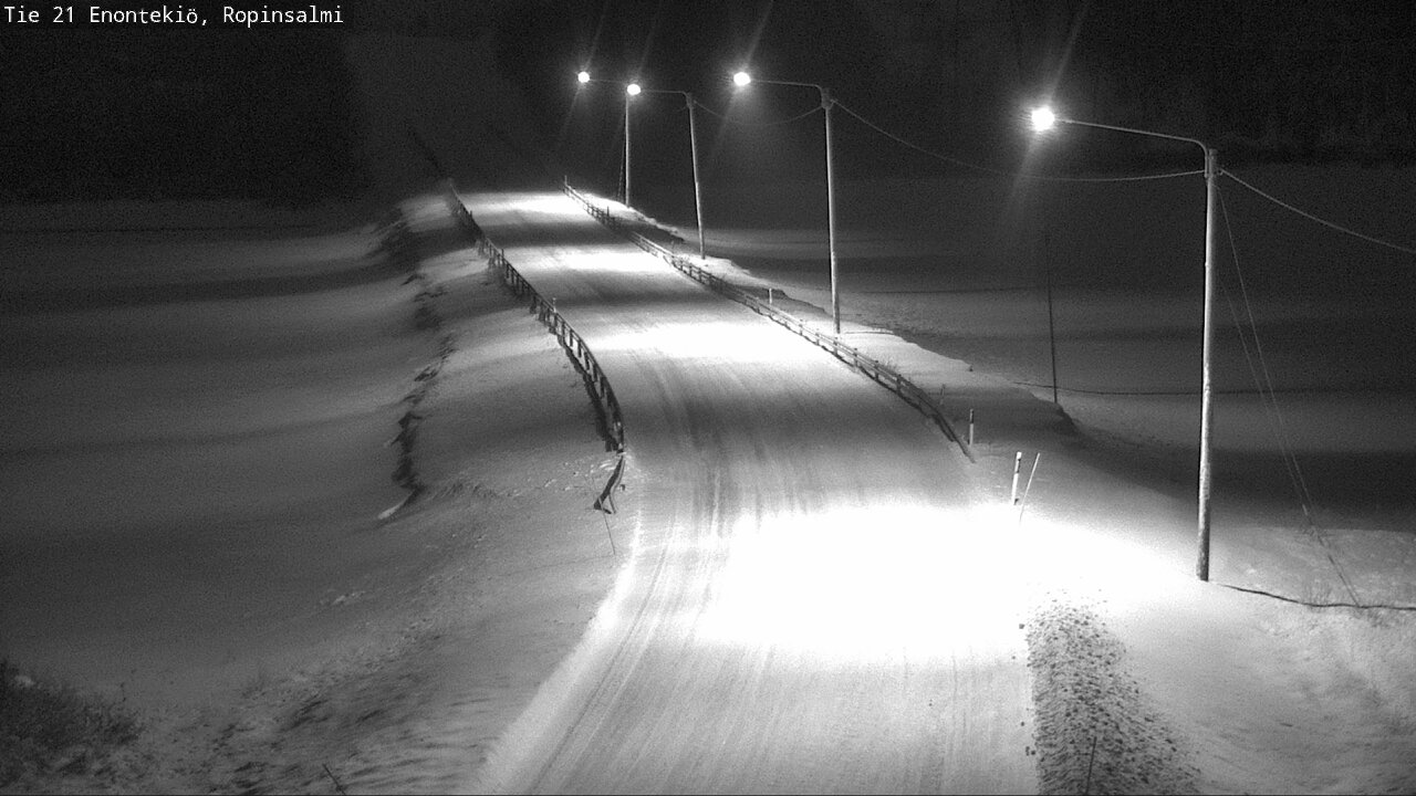 Kelikamerat Kuva Tie 21 Enontekiö, Ropinsalmi, Enontekiö, Lappi