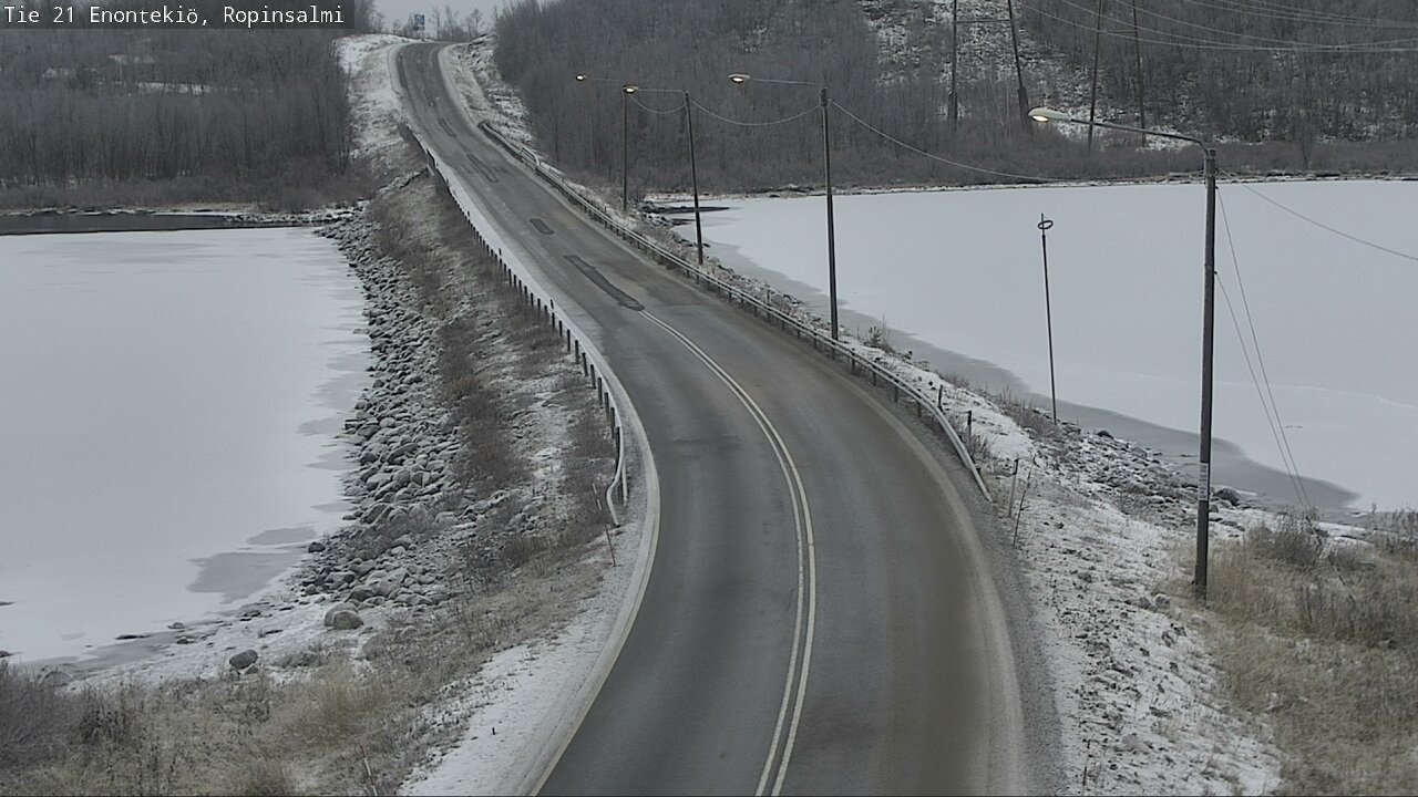 Kelikamerat Kuva Tie 21 Enontekiö, Ropinsalmi, Enontekiö, Lappi