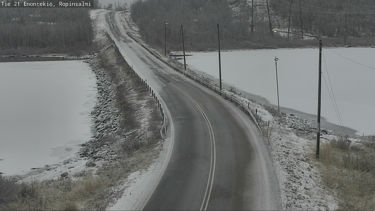 Kelikamerat Kuva Tie 21 Enontekiö, Ropinsalmi, Enontekiö, Lappi