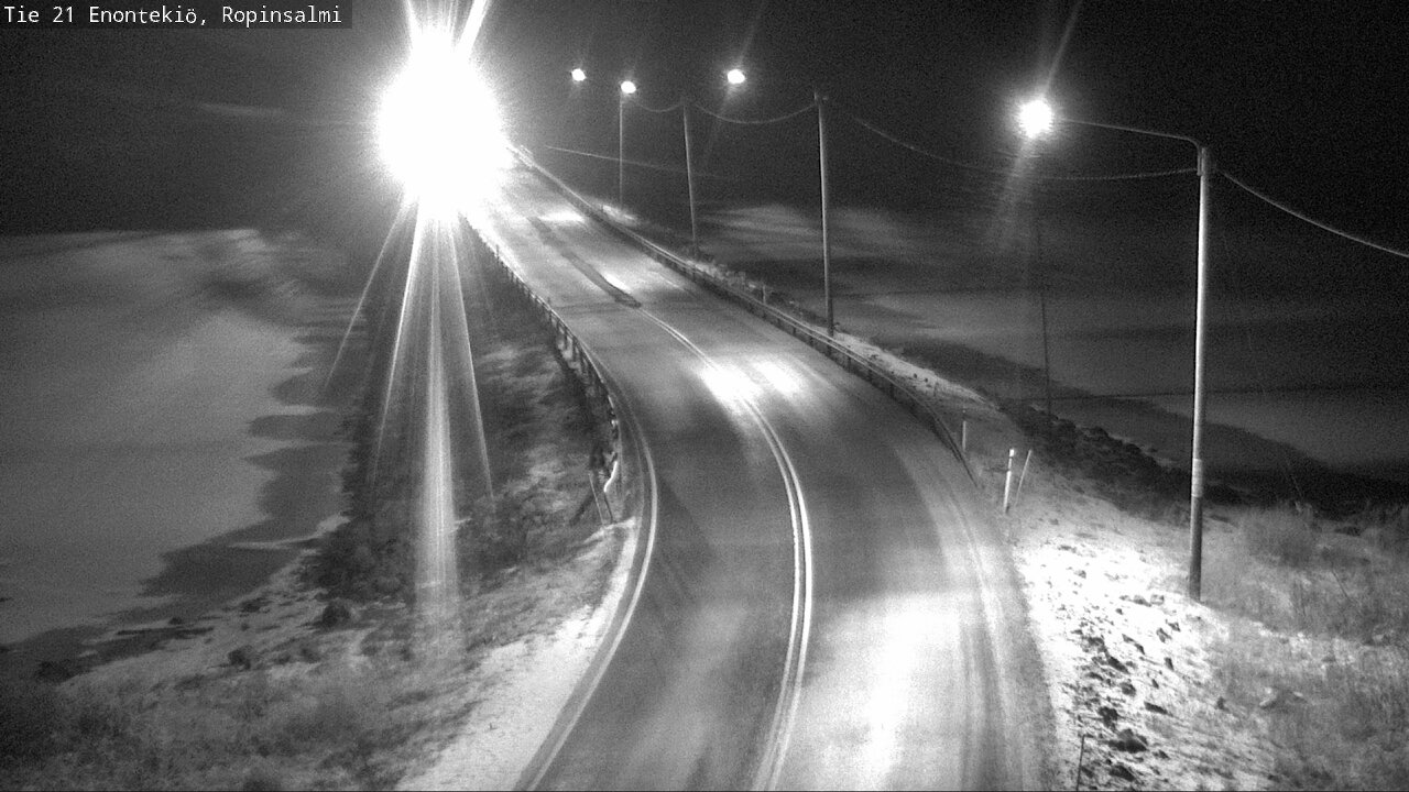 Kelikamerat Kuva Tie 21 Enontekiö, Ropinsalmi, Enontekiö, Lappi