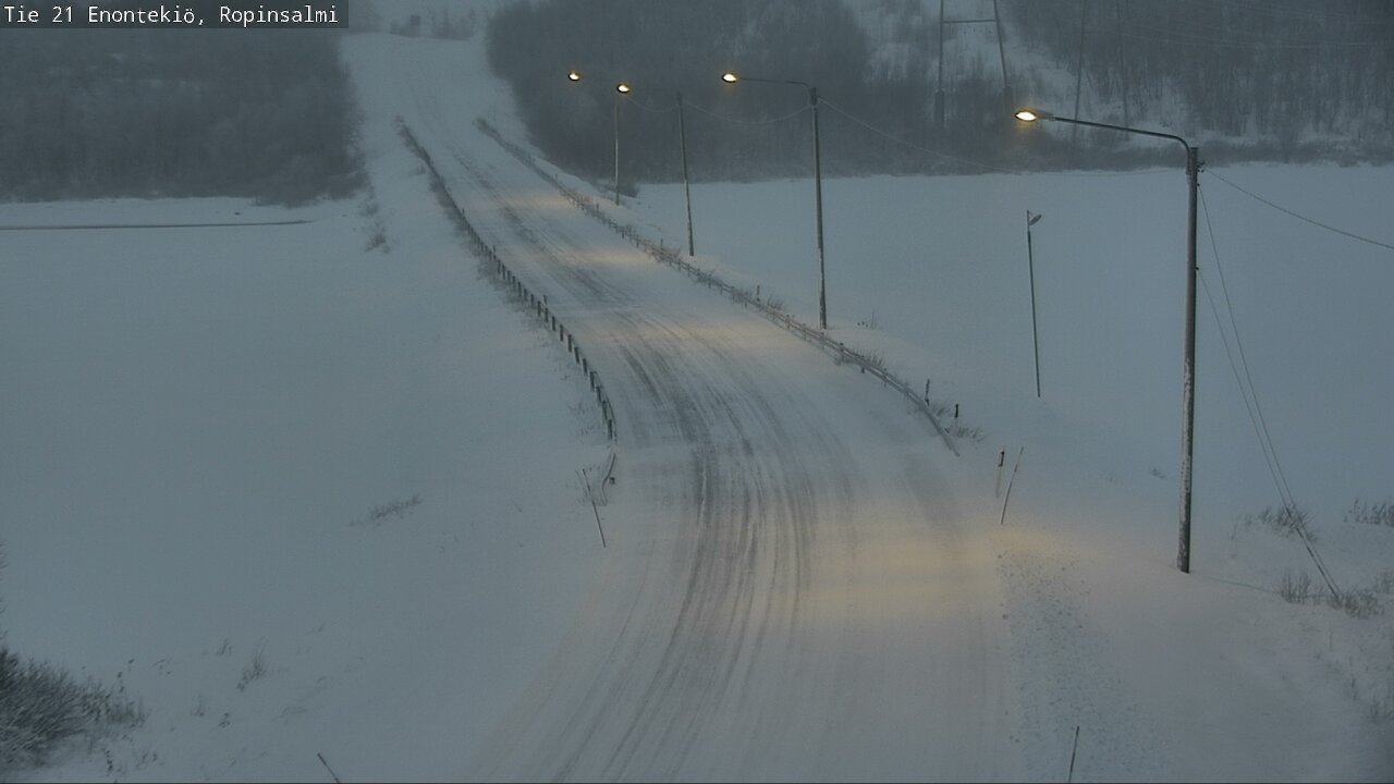 Kelikamerat Kuva Tie 21 Enontekiö, Ropinsalmi, Enontekiö, Lappi