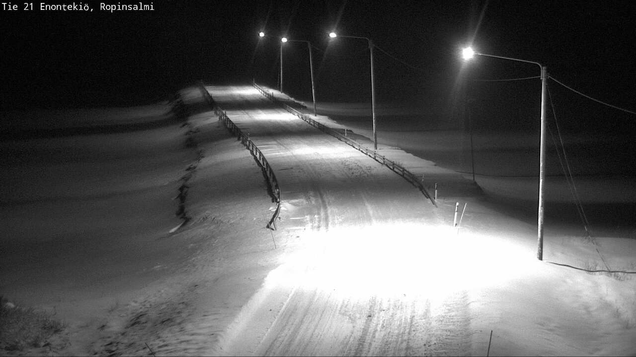 Kelikamerat Kuva Tie 21 Enontekiö, Ropinsalmi, Enontekiö, Lappi