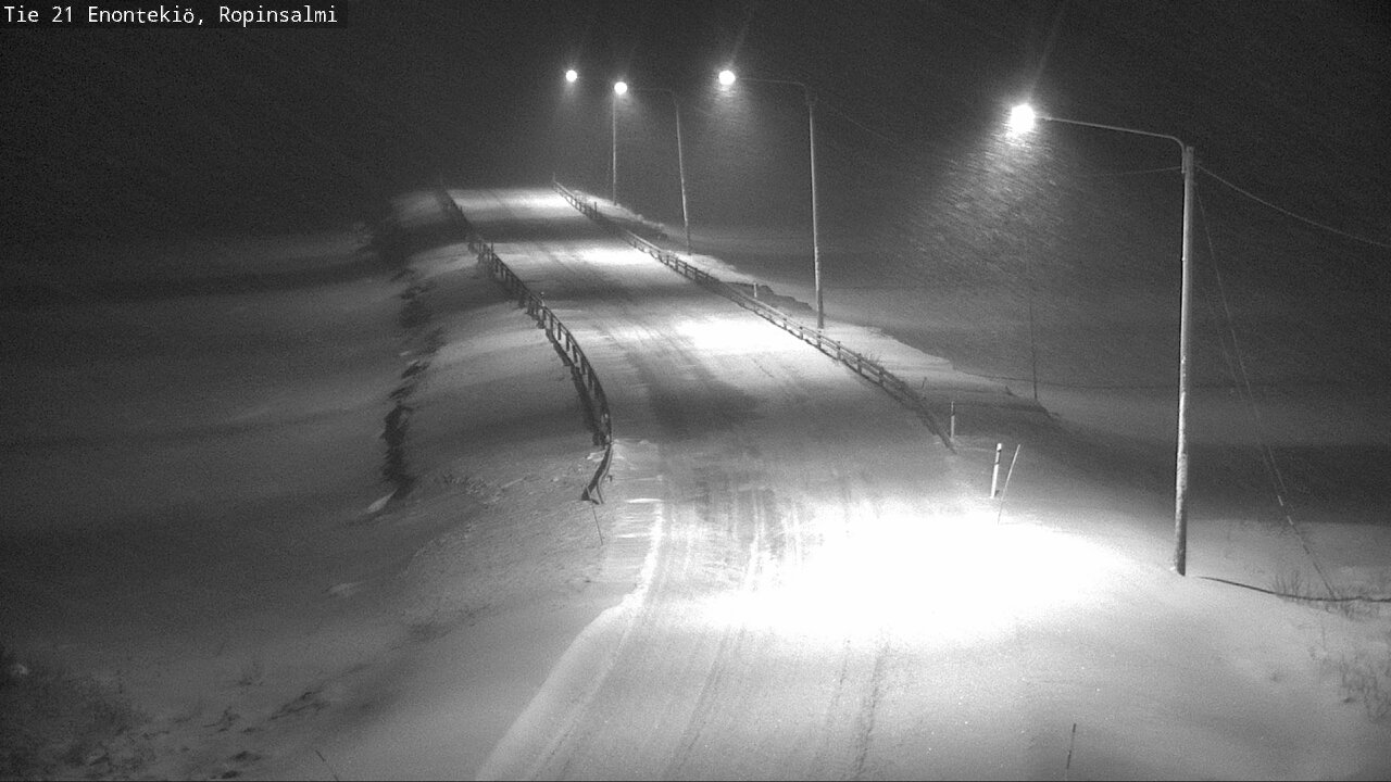 Kelikamerat Kuva Tie 21 Enontekiö, Ropinsalmi, Enontekiö, Lappi