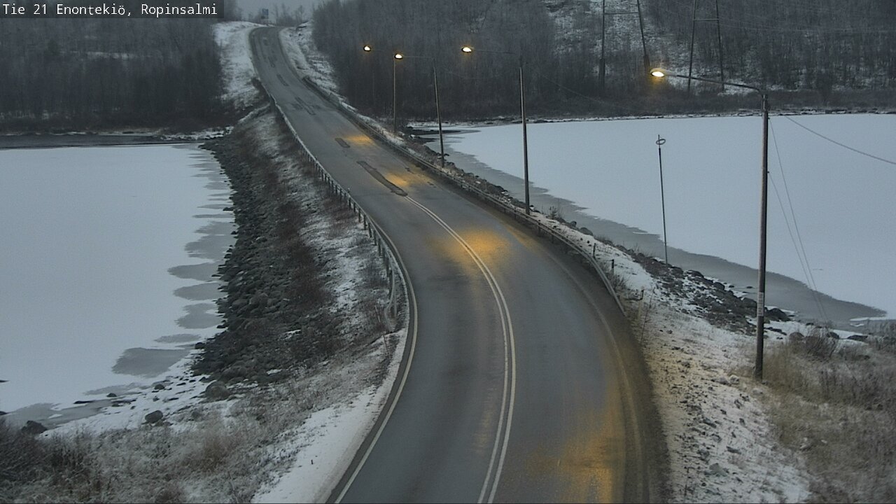 Kelikamerat Kuva Tie 21 Enontekiö, Ropinsalmi, Enontekiö, Lappi