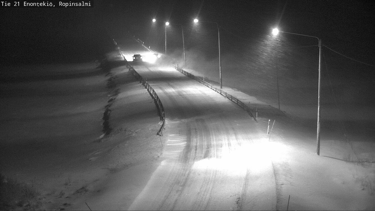 Kelikamerat Kuva Tie 21 Enontekiö, Ropinsalmi, Enontekiö, Lappi