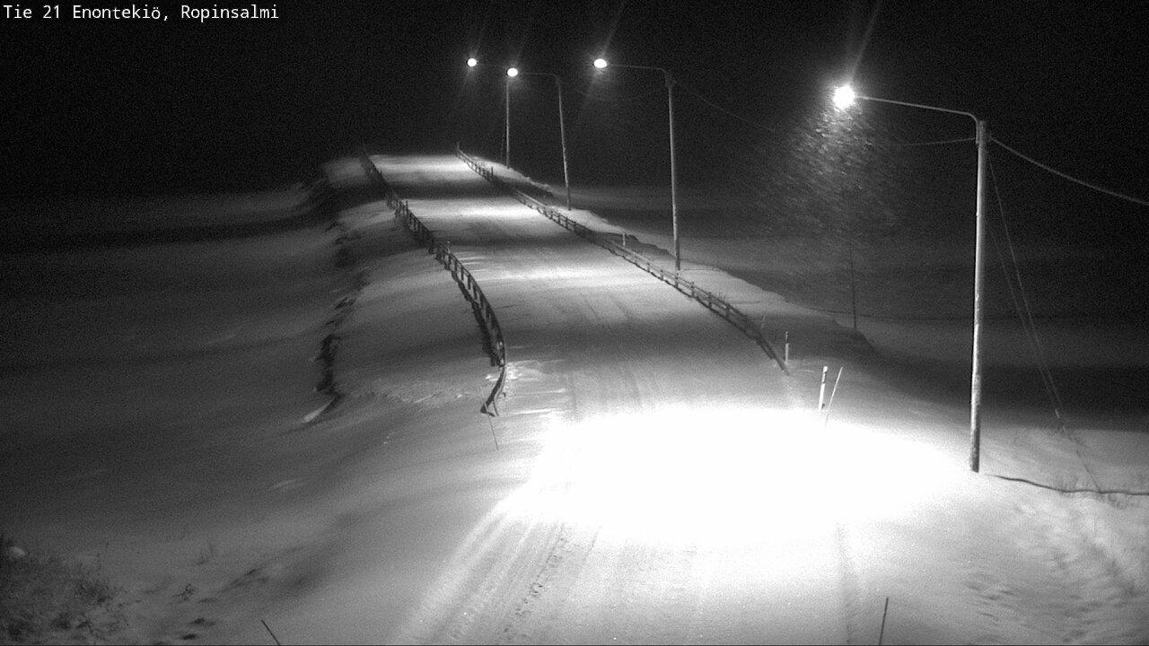 Kelikamerat Kuva Tie 21 Enontekiö, Ropinsalmi, Enontekiö, Lappi