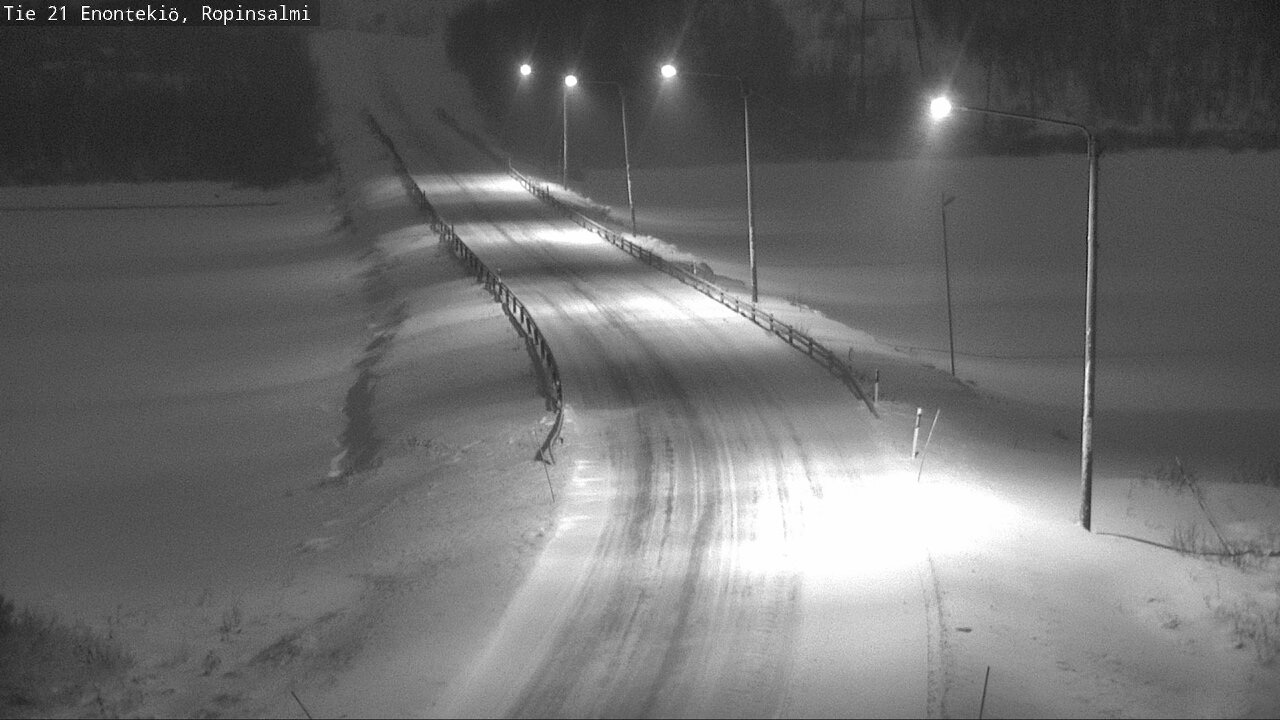 Kelikamerat Kuva Tie 21 Enontekiö, Ropinsalmi, Enontekiö, Lappi