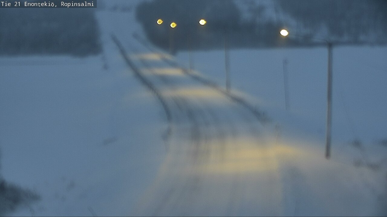 Kelikamerat Kuva Tie 21 Enontekiö, Ropinsalmi, Enontekiö, Lappi