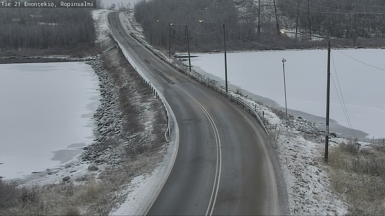 Kelikamerat Kuva Tie 21 Enontekiö, Ropinsalmi, Enontekiö, Lappi