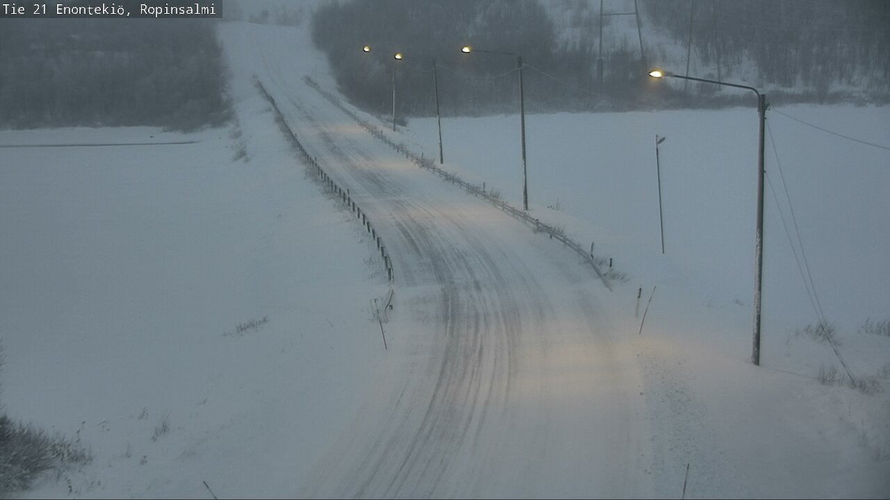 Kelikamerat Kuva Tie 21 Enontekiö, Ropinsalmi, Enontekiö, Lappi