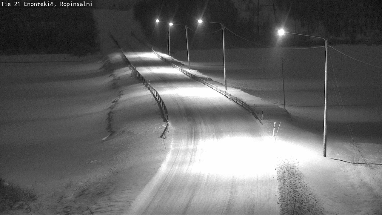 Kelikamerat Kuva Tie 21 Enontekiö, Ropinsalmi, Enontekiö, Lappi