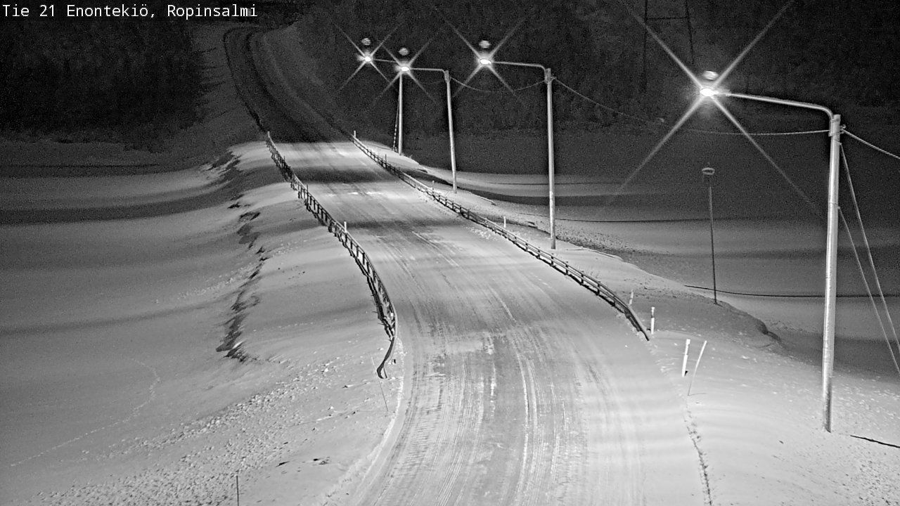 Kelikamerat Kuva Tie 21 Enontekiö, Ropinsalmi, Enontekiö, Lappi