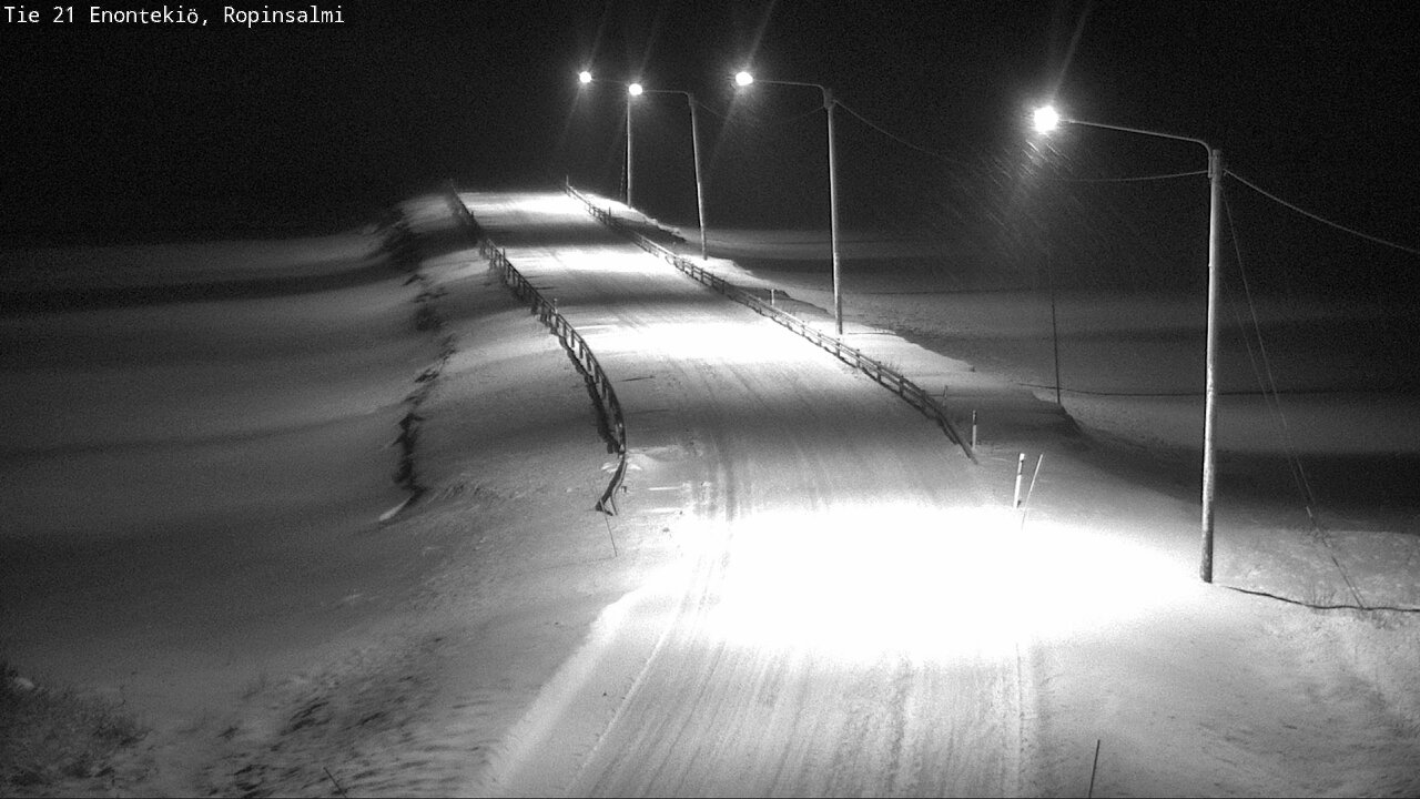 Kelikamerat Kuva Tie 21 Enontekiö, Ropinsalmi, Enontekiö, Lappi