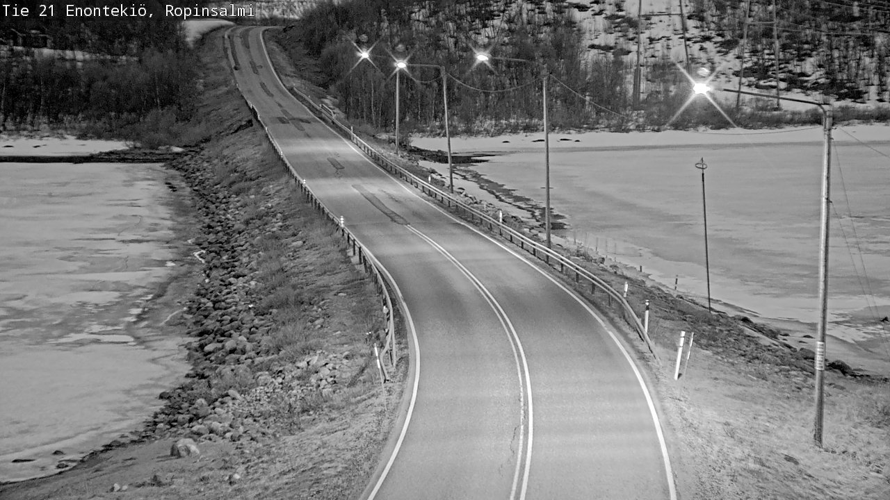 Kelikamerat Kuva Tie 21 Enontekiö, Ropinsalmi, Enontekiö, Lappi
