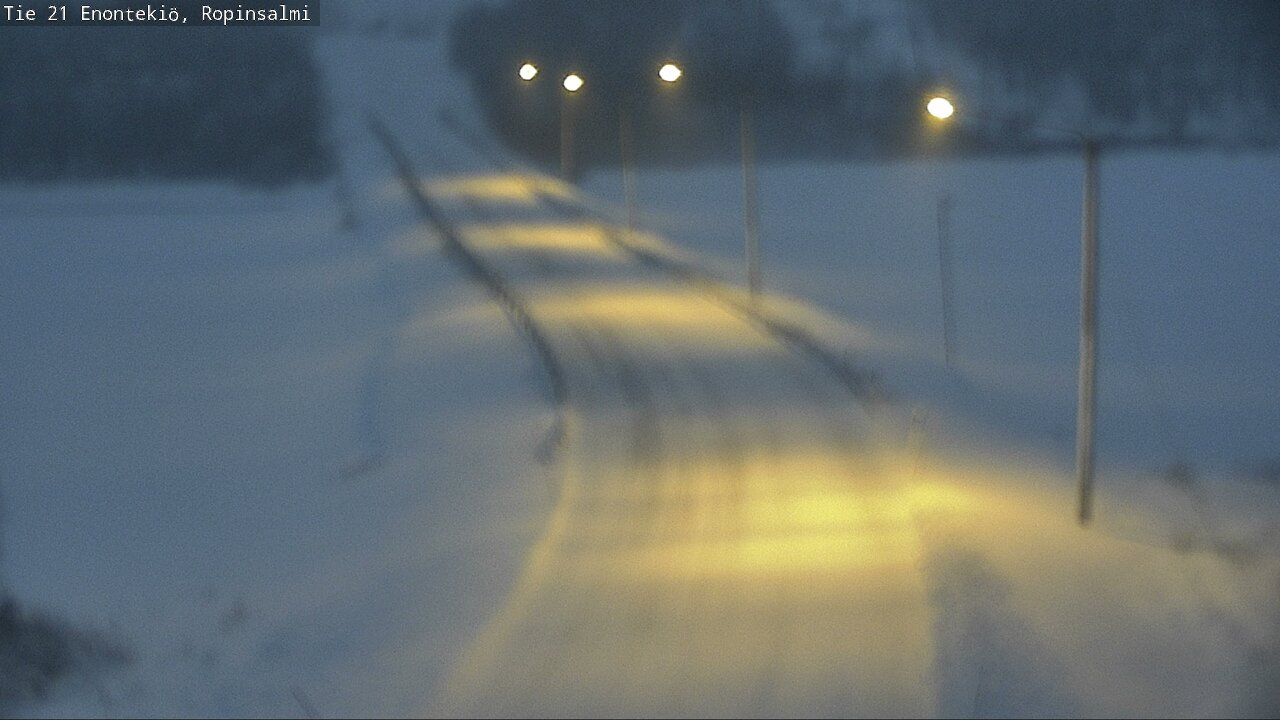 Kelikamerat Kuva Tie 21 Enontekiö, Ropinsalmi, Enontekiö, Lappi