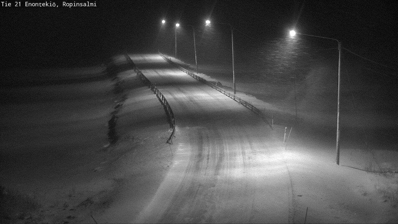 Kelikamerat Kuva Tie 21 Enontekiö, Ropinsalmi, Enontekiö, Lappi