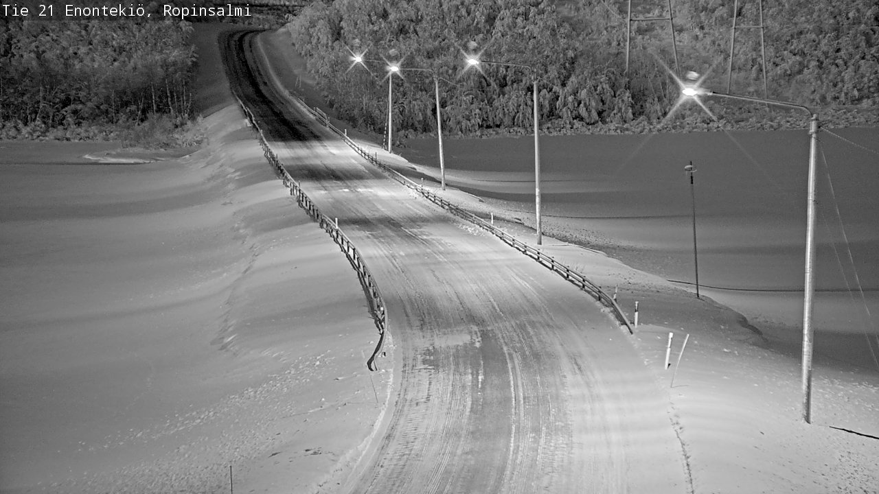 Kelikamerat Kuva Tie 21 Enontekiö, Ropinsalmi, Enontekiö, Lappi