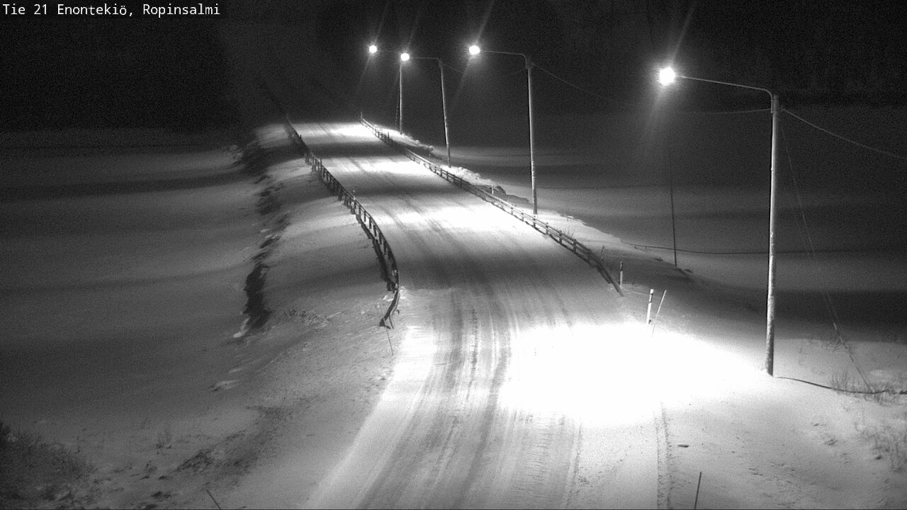 Kelikamerat Kuva Tie 21 Enontekiö, Ropinsalmi, Enontekiö, Lappi