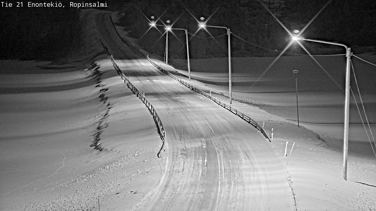 Kelikamerat Kuva Tie 21 Enontekiö, Ropinsalmi, Enontekiö, Lappi