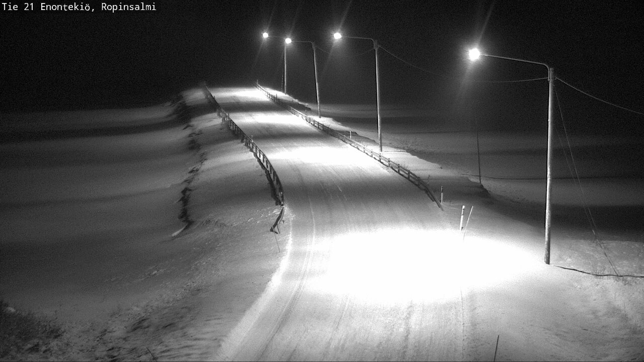 Kelikamerat Kuva Tie 21 Enontekiö, Ropinsalmi, Enontekiö, Lappi