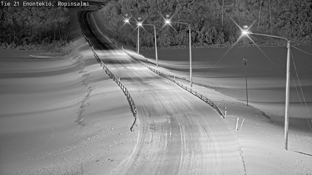 Kelikamerat Kuva Tie 21 Enontekiö, Ropinsalmi, Enontekiö, Lappi