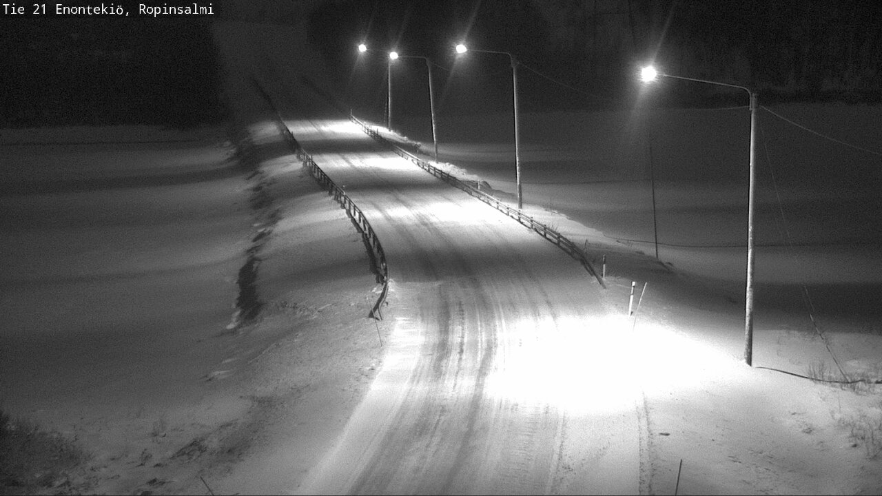 Kelikamerat Kuva Tie 21 Enontekiö, Ropinsalmi, Enontekiö, Lappi