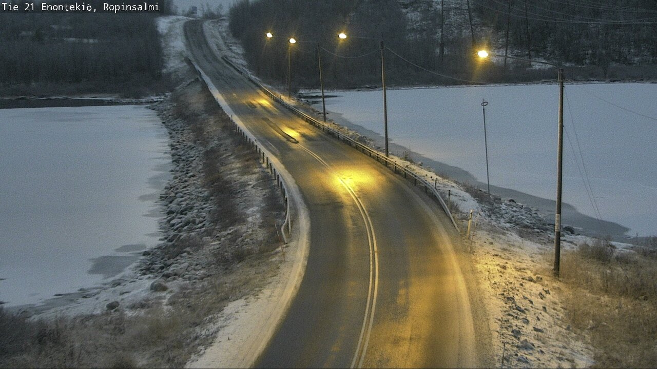 Kelikamerat Kuva Tie 21 Enontekiö, Ropinsalmi, Enontekiö, Lappi