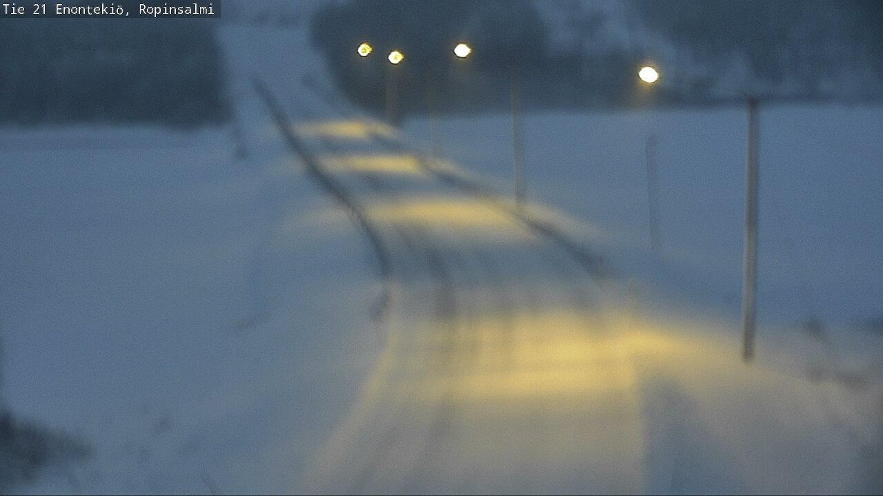 Kelikamerat Kuva Tie 21 Enontekiö, Ropinsalmi, Enontekiö, Lappi