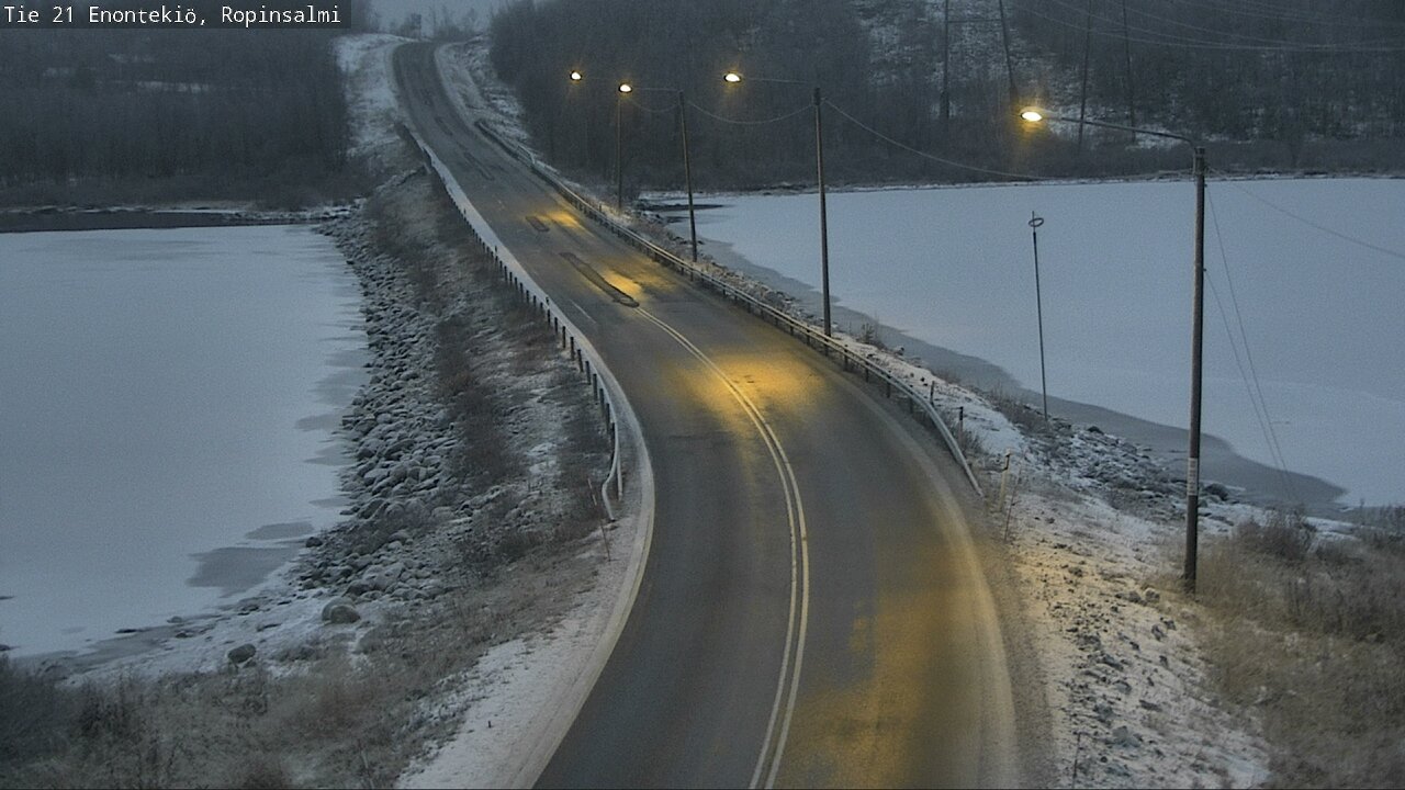 Kelikamerat Kuva Tie 21 Enontekiö, Ropinsalmi, Enontekiö, Lappi