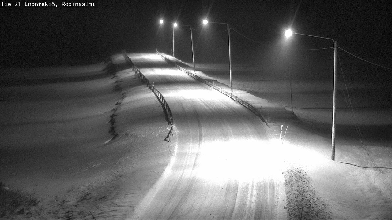 Kelikamerat Kuva Tie 21 Enontekiö, Ropinsalmi, Enontekiö, Lappi