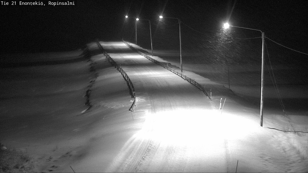 Kelikamerat Kuva Tie 21 Enontekiö, Ropinsalmi, Enontekiö, Lappi