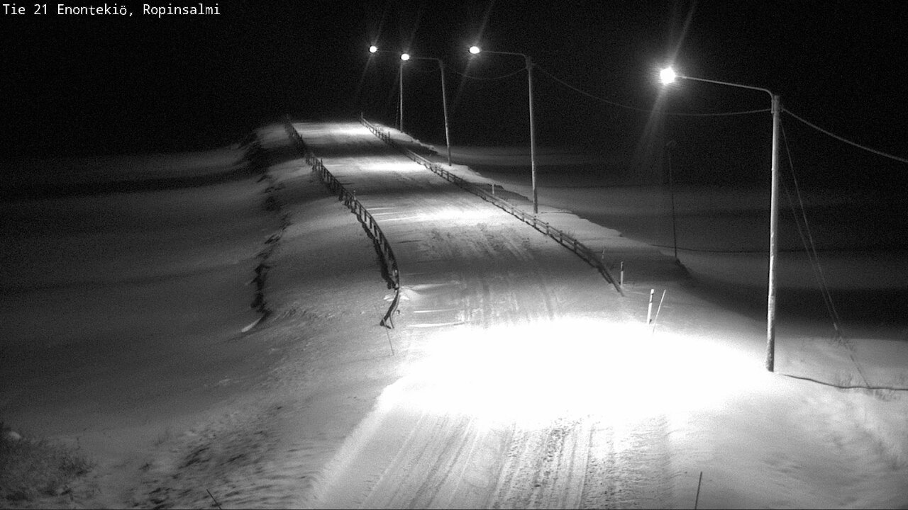 Kelikamerat Kuva Tie 21 Enontekiö, Ropinsalmi, Enontekiö, Lappi