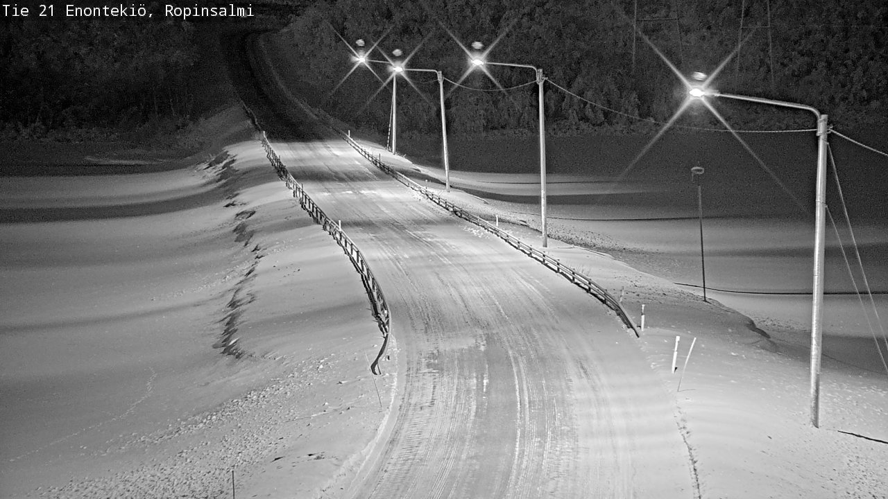 Kelikamerat Kuva Tie 21 Enontekiö, Ropinsalmi, Enontekiö, Lappi