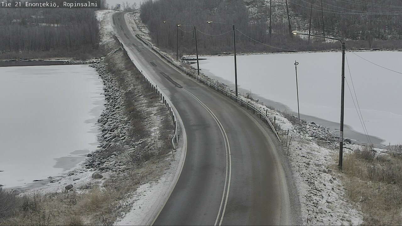 Kelikamerat Kuva Tie 21 Enontekiö, Ropinsalmi, Enontekiö, Lappi