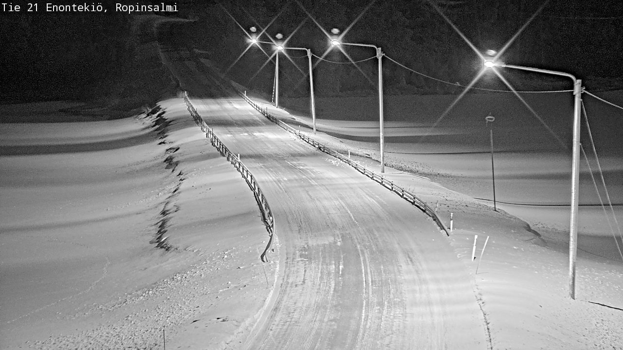 Kelikamerat Kuva Tie 21 Enontekiö, Ropinsalmi, Enontekiö, Lappi