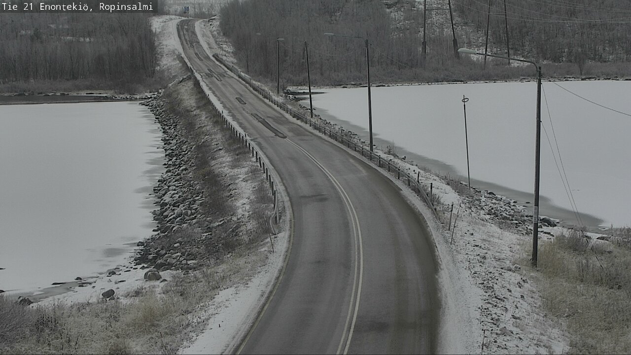 Kelikamerat Kuva Tie 21 Enontekiö, Ropinsalmi, Enontekiö, Lappi