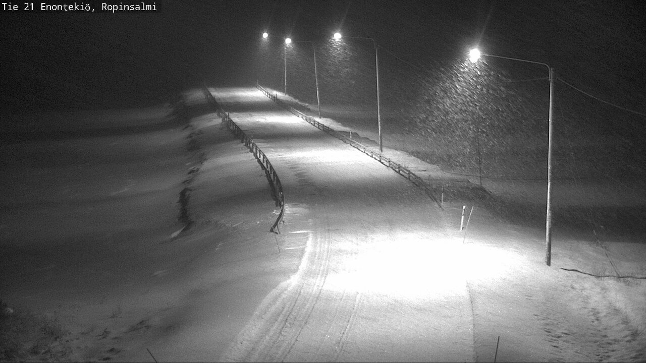 Kelikamerat Kuva Tie 21 Enontekiö, Ropinsalmi, Enontekiö, Lappi