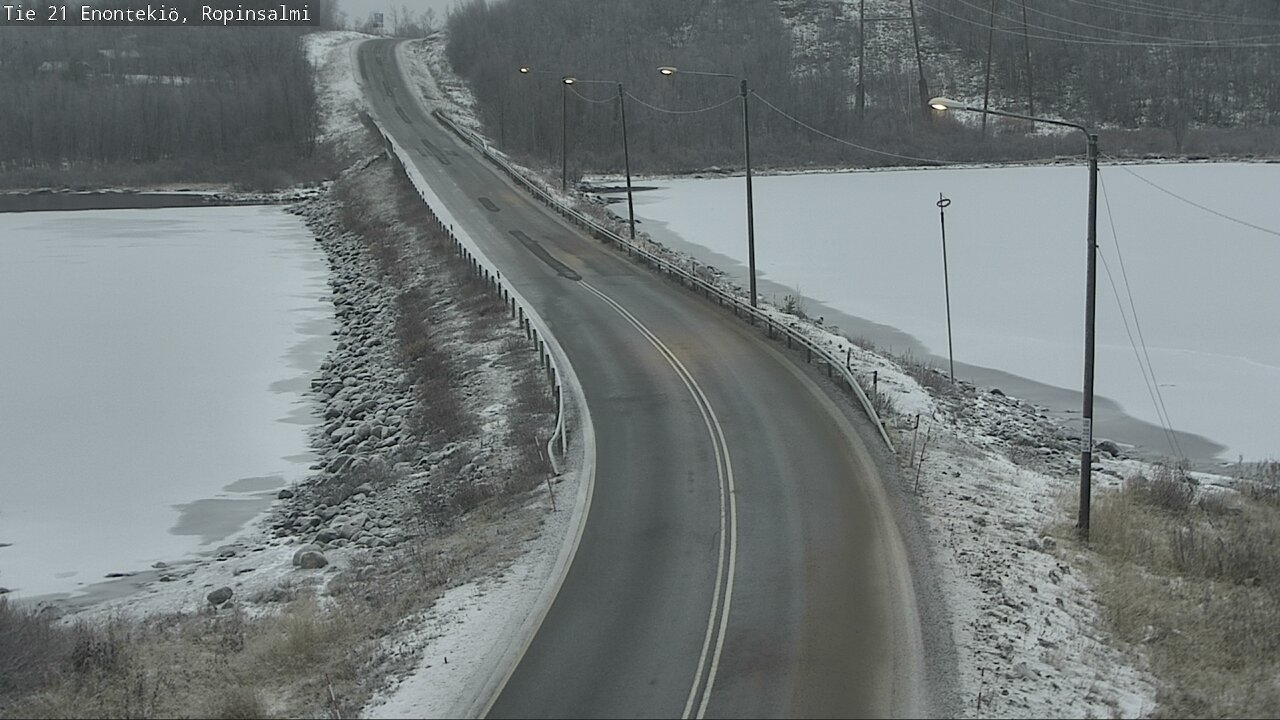 Kelikamerat Kuva Tie 21 Enontekiö, Ropinsalmi, Enontekiö, Lappi