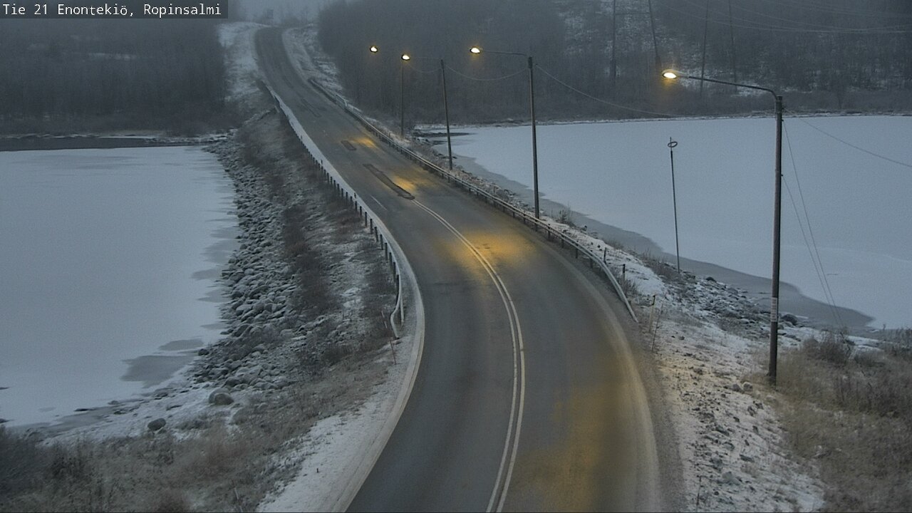 Kelikamerat Kuva Tie 21 Enontekiö, Ropinsalmi, Enontekiö, Lappi