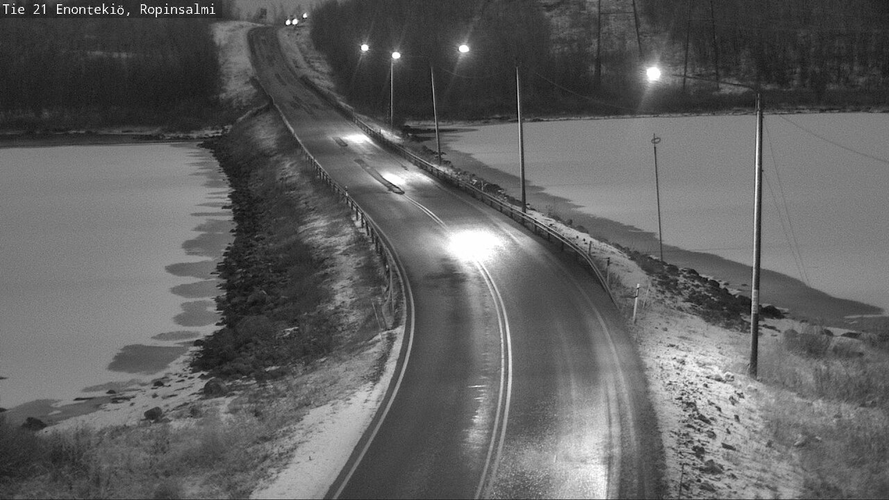 Kelikamerat Kuva Tie 21 Enontekiö, Ropinsalmi, Enontekiö, Lappi