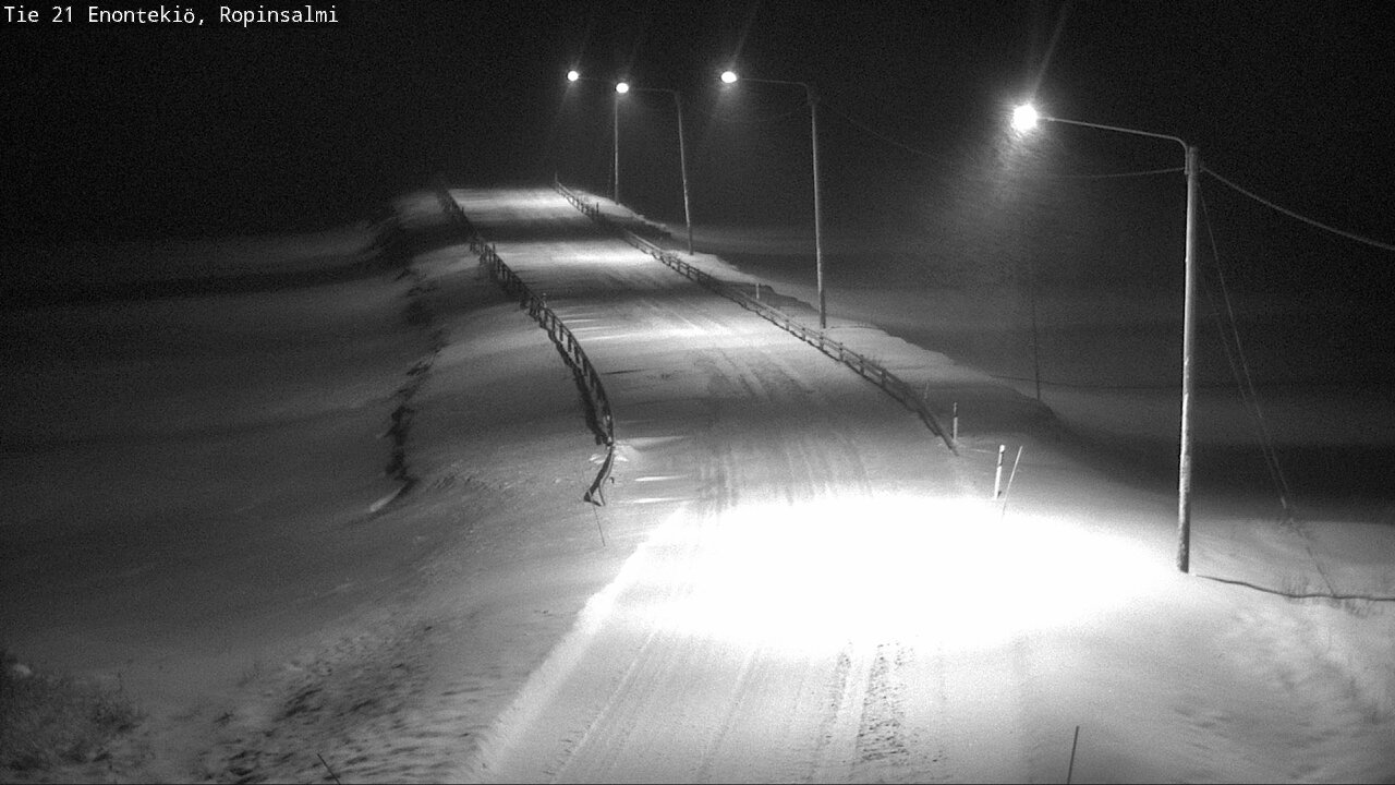 Kelikamerat Kuva Tie 21 Enontekiö, Ropinsalmi, Enontekiö, Lappi