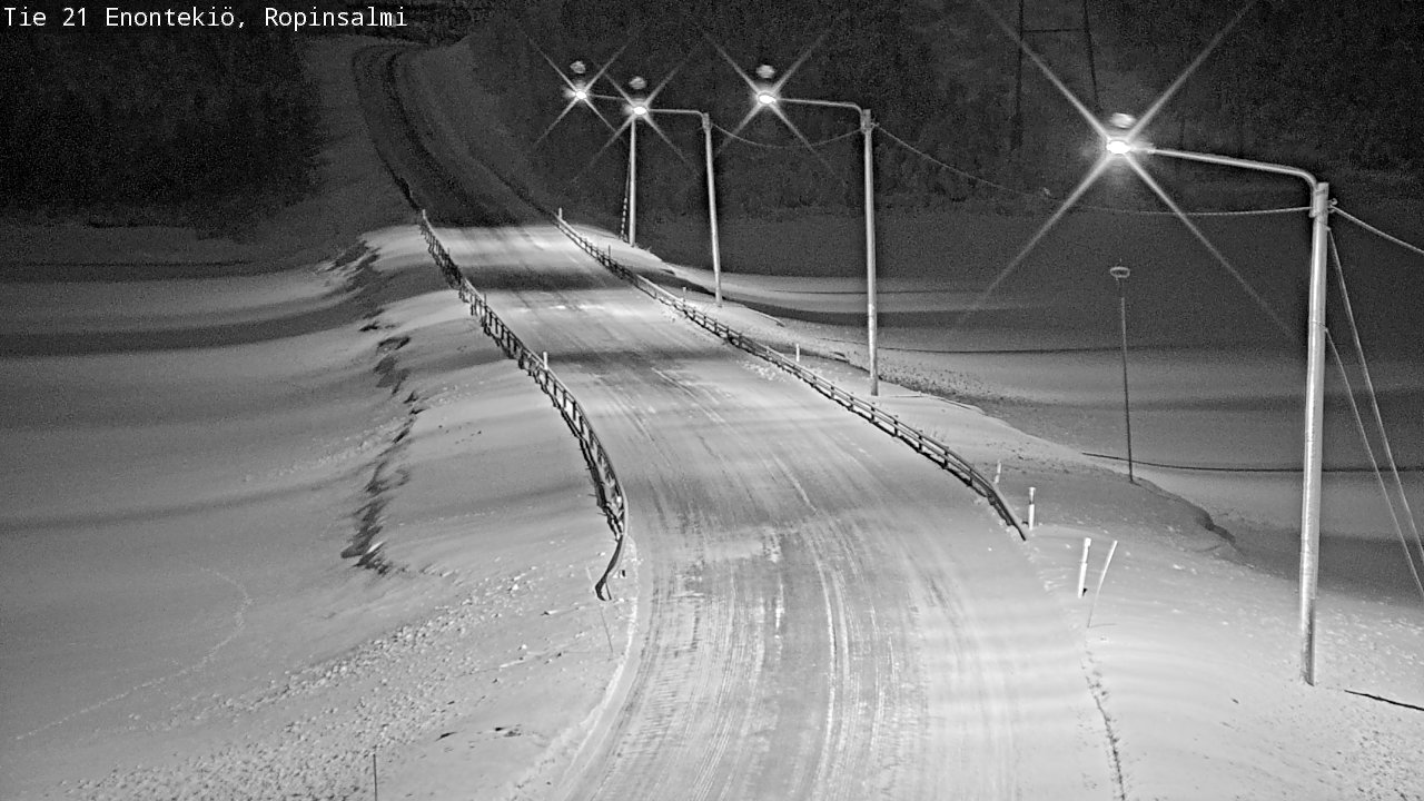 Kelikamerat Kuva Tie 21 Enontekiö, Ropinsalmi, Enontekiö, Lappi