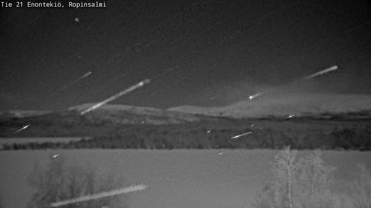 Weather Camera Image Road 21 Enontekiö, Ropinsalmi, Enontekiö, Lappi