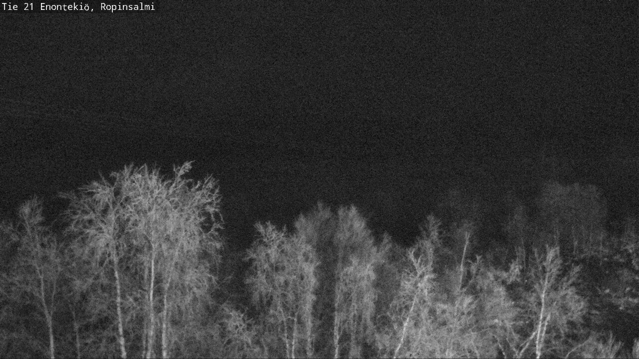 Weather Camera Image Väg 21 Enontekiö, Ropinsalmi, Enontekiö, Lappi
