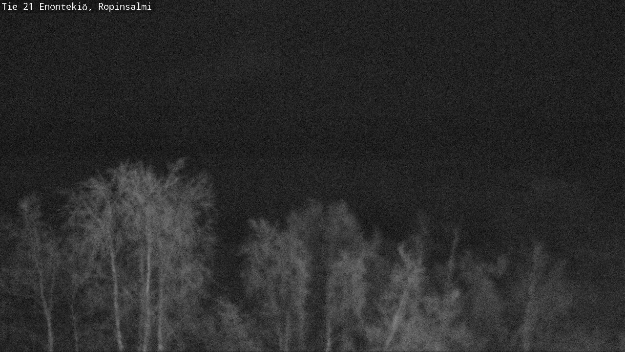 Weather Camera Image Väg 21 Enontekiö, Ropinsalmi, Enontekiö, Lappi
